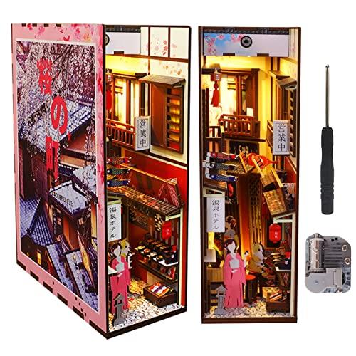 Spilay 1/24 DIY 木製 ミニチュア ドールハウス 手作りキット セット 初心者向け+LEDライト、防塵カバー 3Dパズル おもちゃ 子、友達、恋人 誕生日、休日、クリスマスプレゼント(SL02)-14歳以上対象