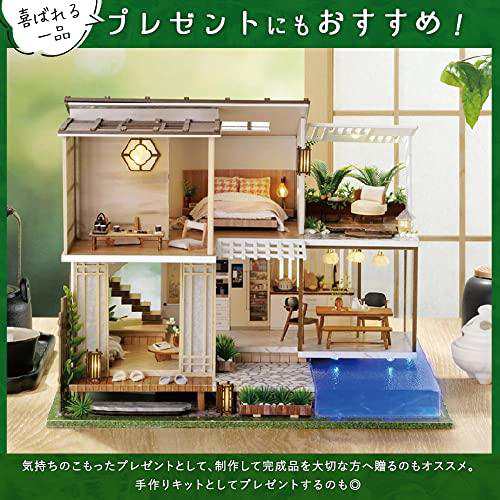 moin moin ドールハウス ミニチュア 手作りキット セット 優雅で静寂な 和 の 別荘 二階建て おしゃれ モダン 丁寧な暮らし LEDライト  + アクリルケース + オルゴール 2112dh305の通販はau PAY マーケット - AOIBOEKI au PAY マーケット店 | au  PAY マーケット－通販サイト