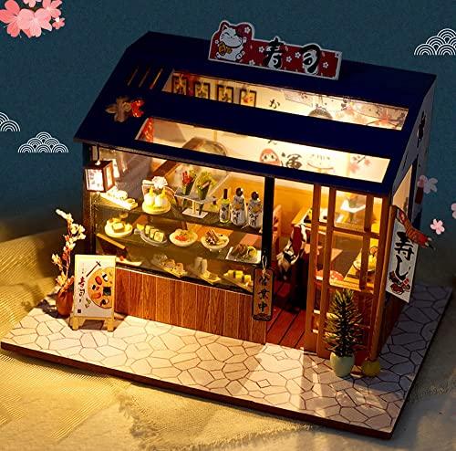 ハンドメイド 上回っ ドールハウス 日本料理 料亭 ミニチュアハウス 