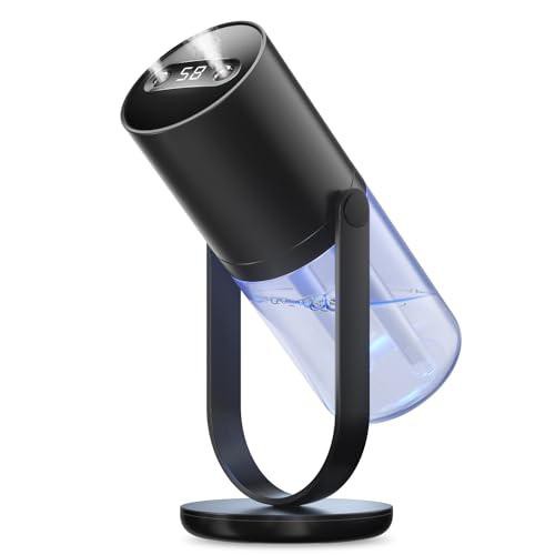 加湿器 卓上 小型 500mL 超音波式 加湿器 アロマ 大容量 USB充電式 LED