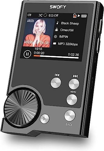 128GB HIFI MP3プレーヤー SWOFY ハイレゾ mp3プレーヤー 小型 音楽プレーヤー デジタルオーディオプレーヤー 合金製 hifi ミュージックの通販は