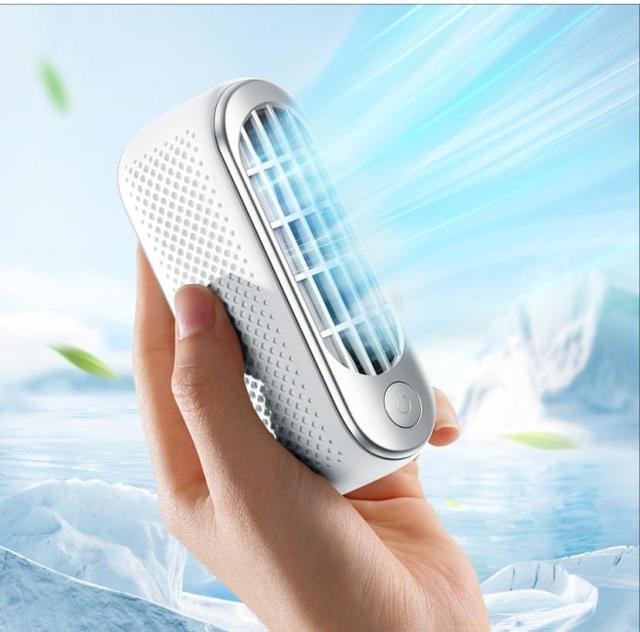 [2024年革新的なデザイン、超軽量の強風扇風機] RANVOO ハンディファン 携帯扇風機 ハンディー扇風機 節電対策 最長21時間連続稼働 3000mAh USB-C充電式 新型ツインターボファン 4in1 手持ち/首掛け/卓上 ミニ ストラップ付き の通販は 7,760円