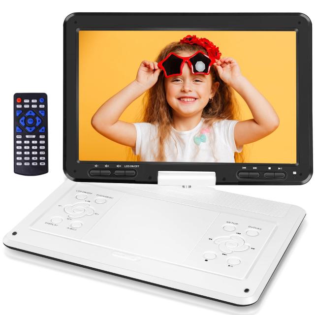 Jekero ポータブルDVDプレーヤー 16.9型 液晶14.1インチ超大画面 