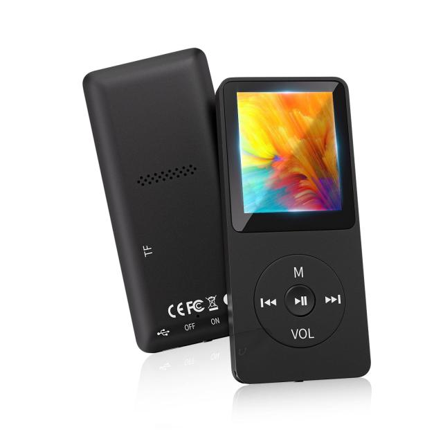 MP3プレーヤー Bluetooth5.1 音楽プレイヤー 32GB SDカード対応 128GB拡張可能 スピーカー内蔵 映画鑑賞/写真閲覧/録音/FMラジオ/電子ブック/目覚時計 ブラックの通販は 5,536円