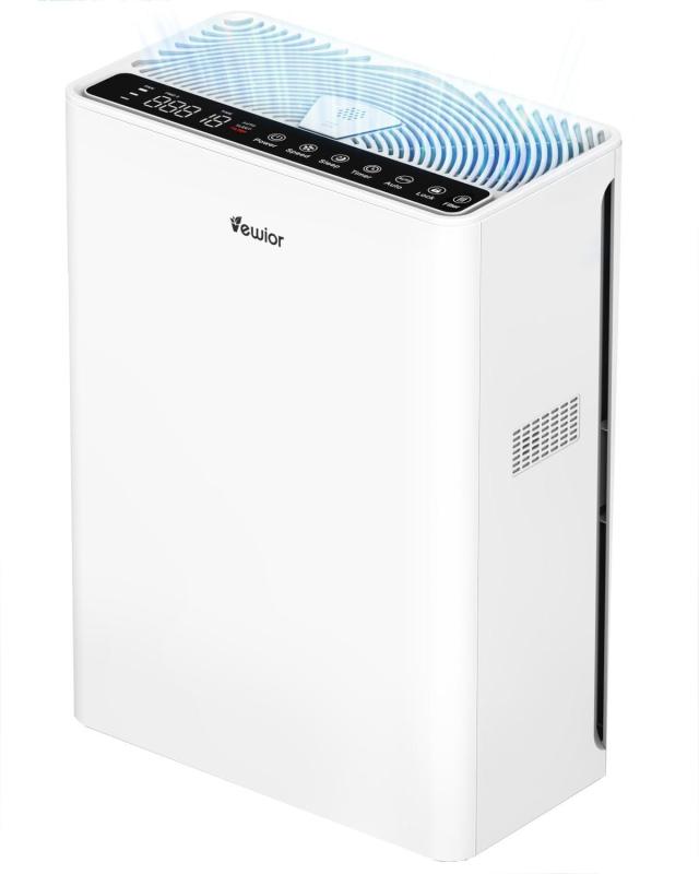 空気清浄機【50畳対応・強力浄化・花粉対策】 PM2.5自動検知 3段風量設定 HEPAフィルター アロマ対応 消臭 除菌 脱臭 ホコリ 花粉 集じん くうき清浄機 タイマー機能 AUTOモード チャイルドロック ペット臭い 強力 静音 軽量 省エネ タの通販は