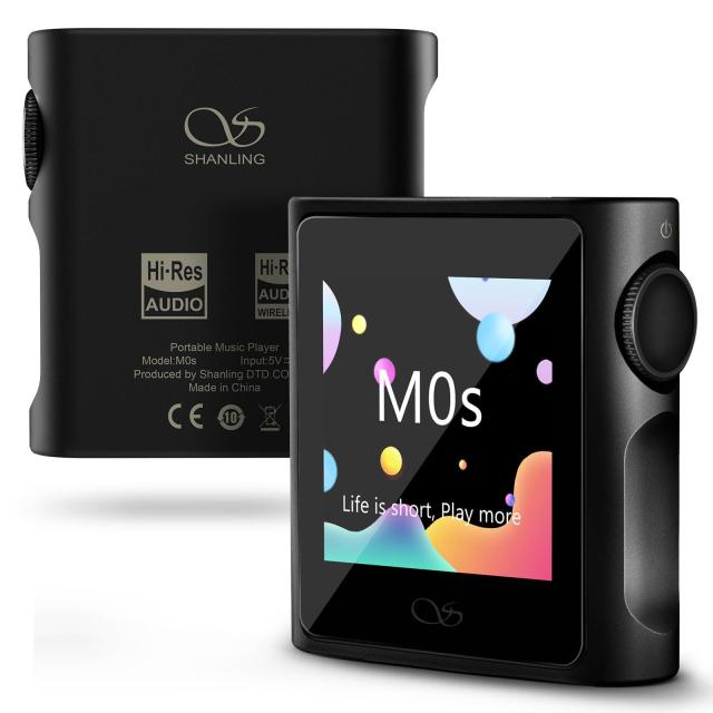 SHANLING M0S ポータブル音楽プレーヤー、ハイレゾ MP3 プレーヤー、HiFiプレーヤー、CS43131 DAC、microSDカード 2TBまで拡張可能、双方向 Bluetooth 5.0、3.5mm/Type-C ジャック、サポート USの通販は