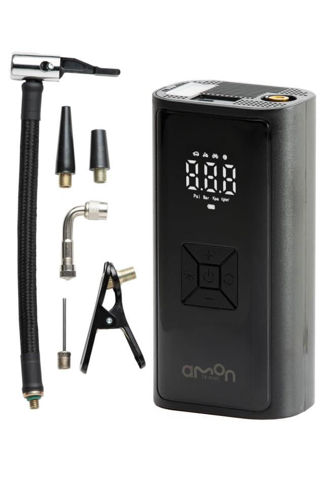 エーモン(amon) 電動エアポンプ 電動エアーポンプ 電動空気入れ 自動車/バイク/自転車の空気入れがコンパクトな1台に 高出力75W 充填スピードが速い コンパクト ライト付 モード別空気圧初期値設定済 自動停止機能 USB-C充電 4822 土屋圭の通販は 8,306円