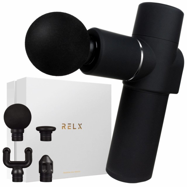 (整体院長監修) RELX 筋膜リリースガン トータルボディケア MINI (国内メーカー) 超軽量320g 20段階強力振動 筋膜 リリースガン ボディケア ハンディガン 静音 4種類アタッチメント プレゼント ギフトの通販は