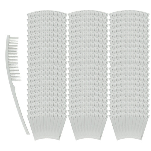 【あす着】【ホテルアメニティ】【使い捨てヘアブラシ】【個包装タイプ】業務用 ストレートスリムスケルトンブラシ (STRAIGHT SLIM BRUSH) x600個セット 【送料無料】