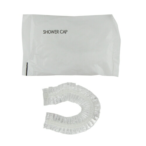 【あす着】業務用 シャワーキャップ (SHOWER CAP)×500個セット - ホテル・エステ・温泉・銭湯・サウナ。洗顔・ヘアケア・ヘアーカラー、髪染めにも便利！【ホテルアメニティ】【使い捨てシャワーキャップ】【個包装タイプ】_1