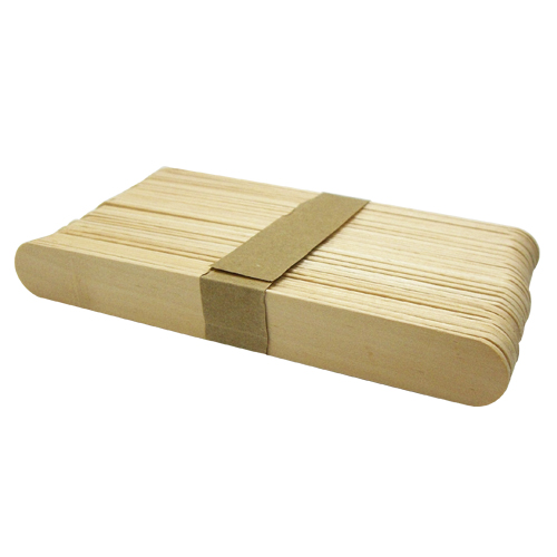 (あす着)木製 使い捨てスパチュラ 業務用50枚入×100個(1ケース)(計5000枚) - 軽くて溶剤を混ぜ合わせるのに便利です。WAX脱毛等や舌厚子にもご利用頂けます。(木べら･木ベラ/ウッドスパチュラ/クラフトスティック)(送料無料) あす着】木製 使い捨てスパチュラ 業務用50枚入×100個(1ケース)(計5000