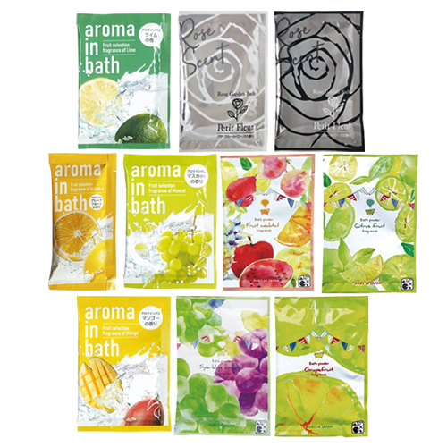 入浴剤 アロマインバス (aroma in bath) 【オレンジ、ライム