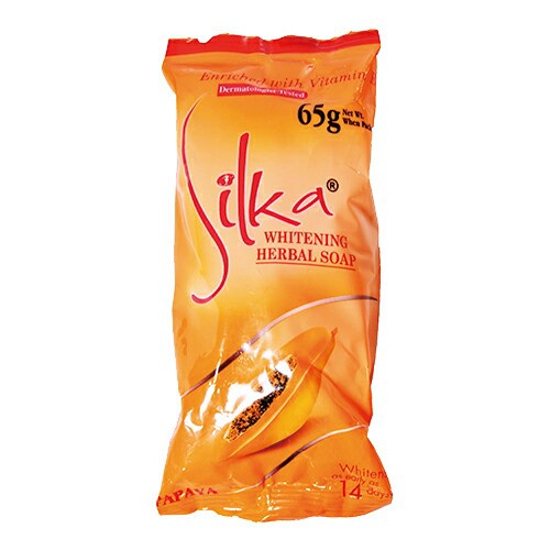 silka papaya soap sachet