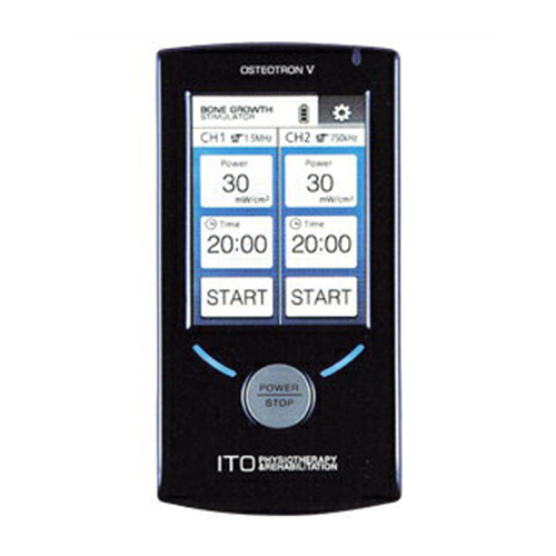 【超音波骨折治療器】伊藤超短波 オステオトロンV(OSTEOTRON V) - タッチパネルを搭載したコンパクト超音波骨折治療器。2CH独立出力で効率的に骨折治療を促進。【送料無料】※代引き不可の通販は 192,500円