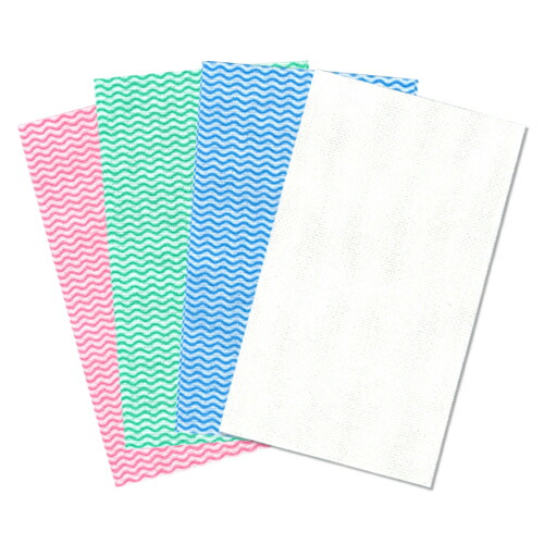 【即日発送】【不織布ふきん】業務用 フジ カウンタークロス (FUJI COUNTER CLOTH) 厚手 (35x60cm) 60枚入 x4箱セット (ホワイト･ピンク･ブルー･グリーンから選択)_2