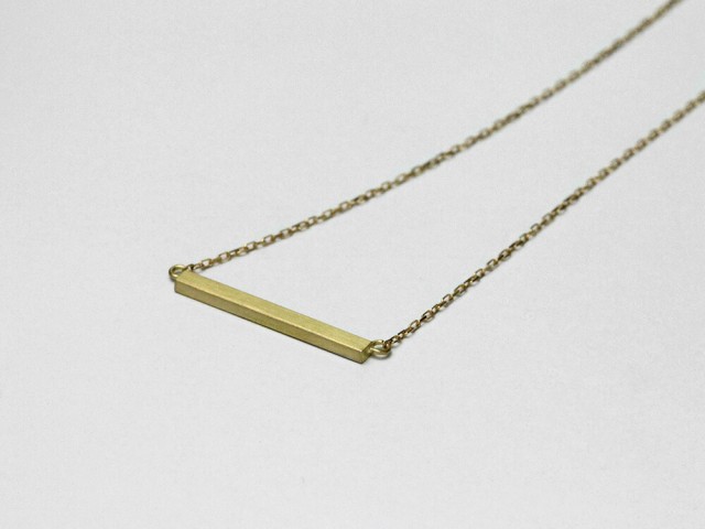 18K ネックレス レディース バーネックレス 地金 首飾り ペンダント 18K ネックレス レディース バーネックレス 地金 首飾り ペンダント