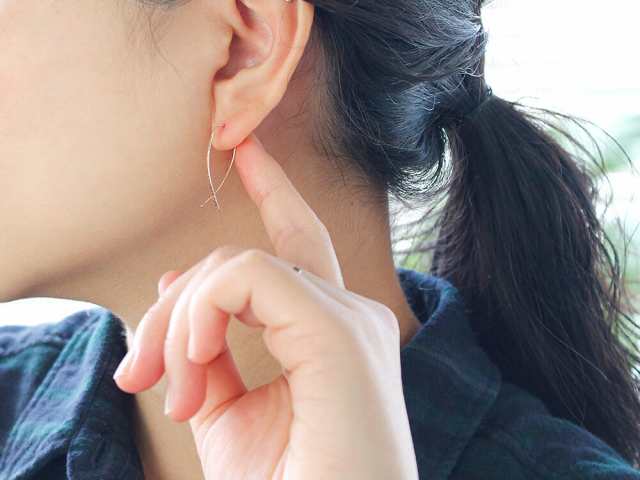アメリカンピアス 18K ショート ピアス レディース 18金ピアス フックピアス 18Kピアス ホワイトゴールド 18金 K18 プレゼントの通販は アメリカンピアス 18K ショート ピアス レディース 18金ピアス フックピアス 18Kピアス ホワイトゴールド 18金 K18 プレゼントの通販は