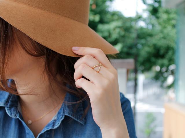 18k リング レディース 指輪 ザ エックス おとなの格好良さを 地金 18金 K18 金属アレルギー対応 プレゼント 送料無料の通販はau Pay マーケット Rapa ラパ