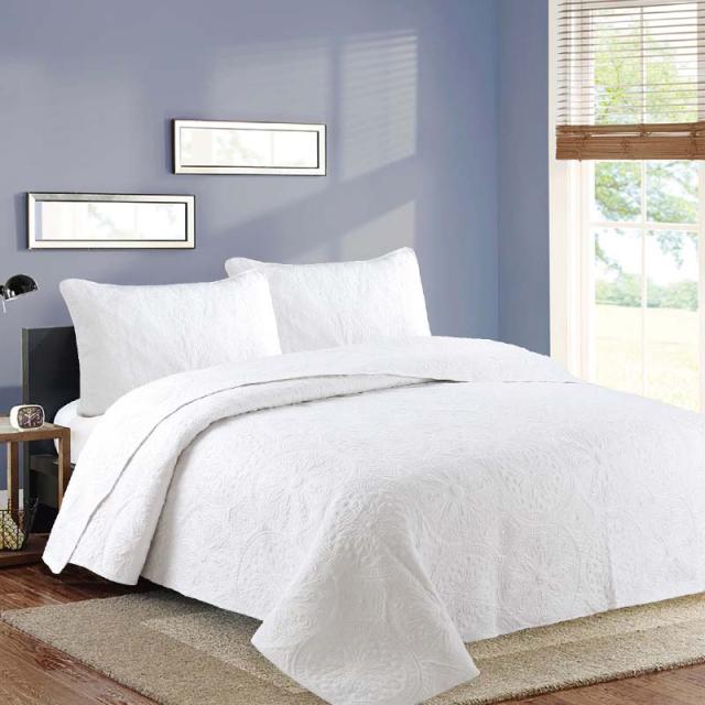 ベッドスプレッド ベッドカバー マルチカバー ブランケット コットンキルトの通販は