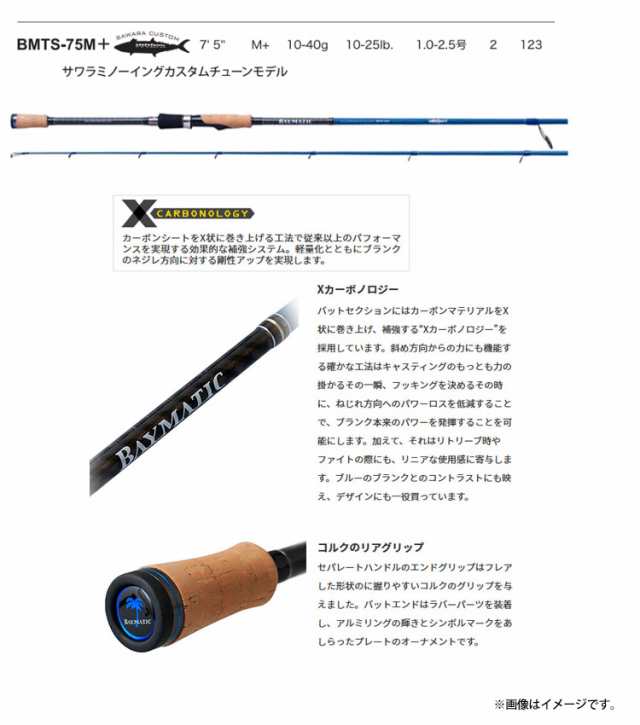 ○【送料無料】パームス ベイマティック BMTS-75M＋ サワラカスタム