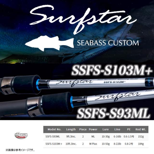 ○パームス サーフスター SSFS-S93ML シーバス シーバスロッド