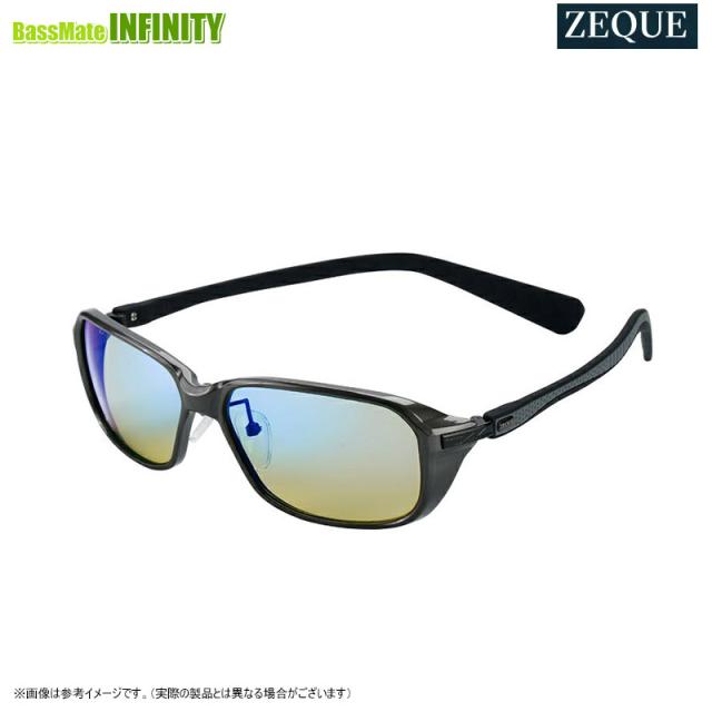 ●ゼクー Zeque　ティーダ F-2182 ガンメタル(イーズグリーン/ブルーミラー)