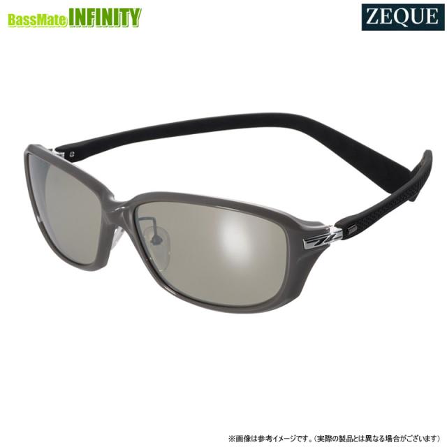 ●ゼクー Zeque　ティーダ X F-2304 チャコール/ブラック(トゥルービュースポーツ/シルバーミラー)