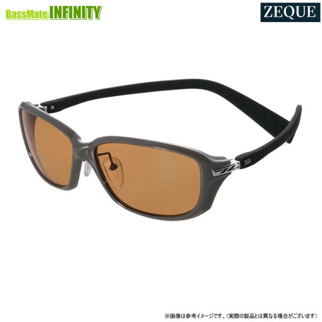 ●ゼクー Zeque　ティーダ X F-2305 チャコール/ブラック(ラスターオレンジ)