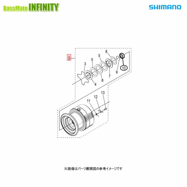 ○シマノ 23 ヴァンキッシュ 4000XG (045355)用 純正標準スプール (パーツ品番13YF3) 【キャンセル及び返品不可商品】  の通販はau PAY マーケット - バスメイトインフィニティ | au PAY マーケット－通販サイト