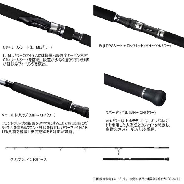 グラップラータイプC s82xh ○シマノ 25 グラップラー タイプC S82XH