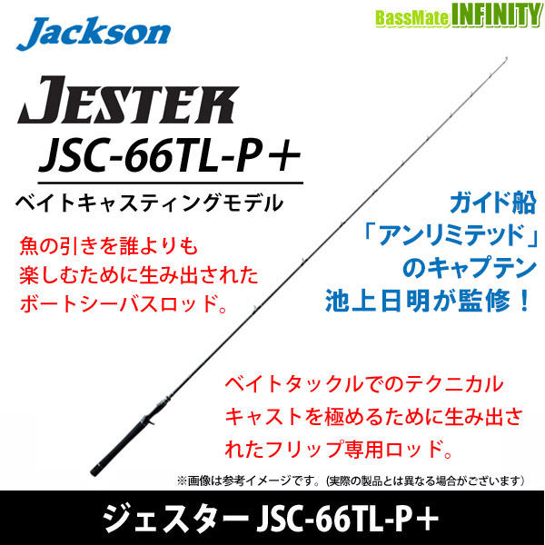 ●ジャクソン　JESTER ジェスター JSC-66TL-P＋ (ベイトキャスティングモデル)