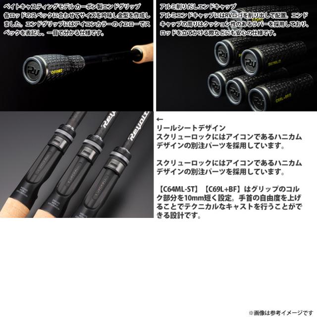 ●【送料無料】ジャッカル　リボルテージ ツーピースモデル RVII-C69L＋BF/2 ベイトキャスティングモデルの通販は