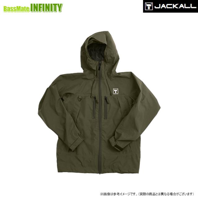 ●ジャッカル　クラウドシェルジャケット オリーブ