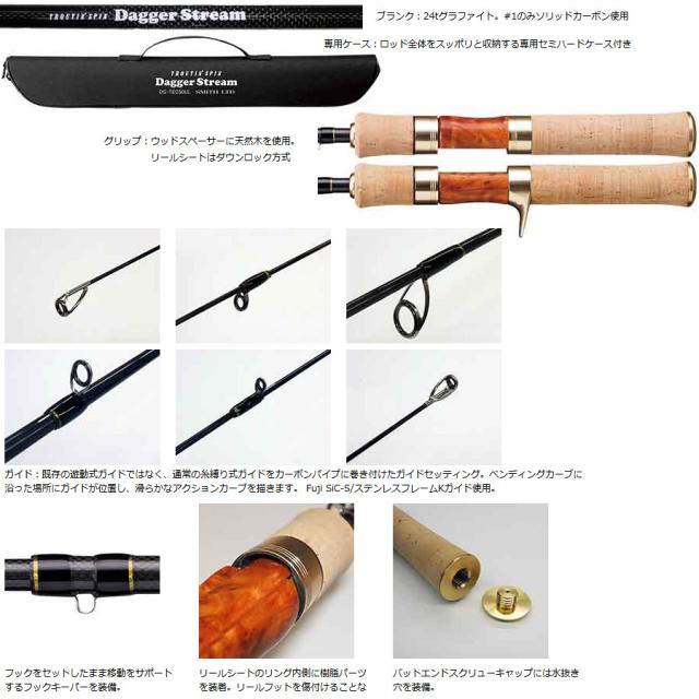 スミス　ダガーストリーム DS-TES55UL 6ピース振出／スピニングモデル_2