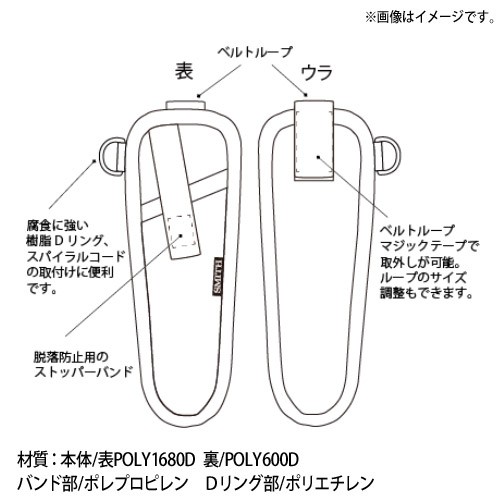 ○スミス SMITH イージーフィッシュグリップホルダー 22 【メール便