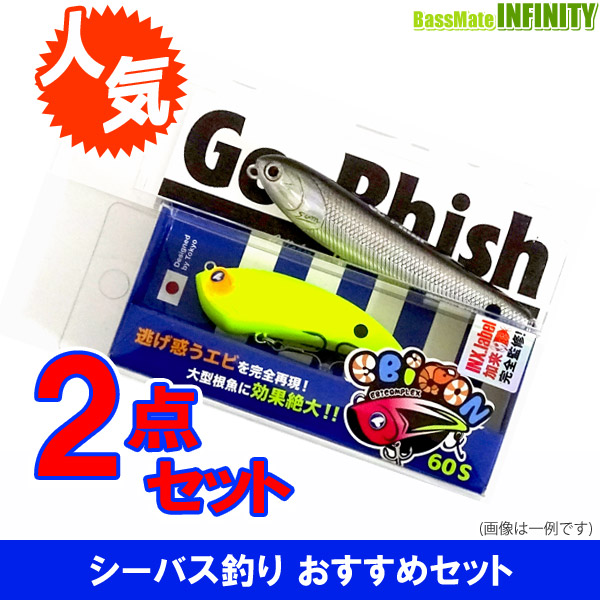ブルーブルー エビコン60s入り シーバスルアー2点セット メール便配送可 の通販はau Pay マーケット バスメイトインフィニティ