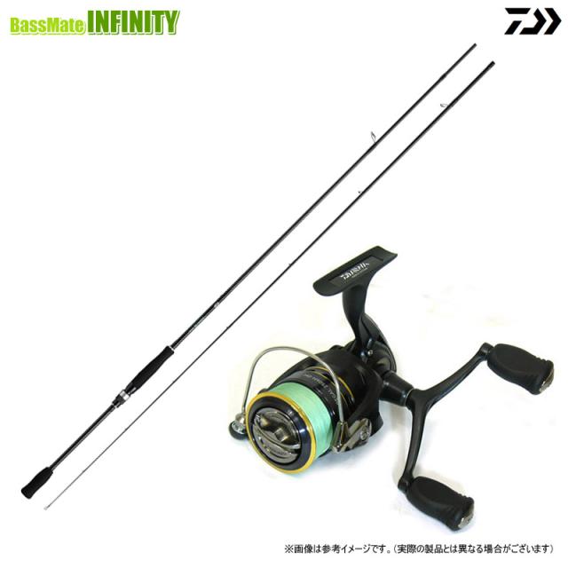 【送料無料】【PE0.8号(130m)糸付き】【エギング入門セット】●ダイワ　エギング X 86M＋ダイワ　16 リーガル2506H-DH