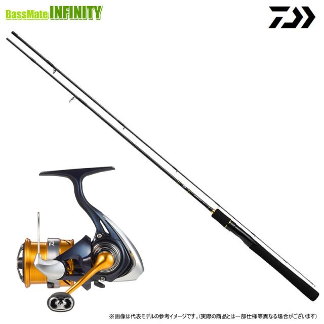 【アジング入門セット】●ダイワ　ルアーニスト 63UL＋ダイワ　24 レブロス LT2000S