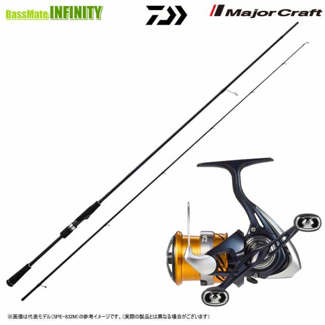 【エギング入門セット】●【フロロリーダープレゼント！】メジャークラフト　24 ソルパラ SPE-S832L (ソリッドティップ)＋ダイワ　24 レブロス LT2500S-DH