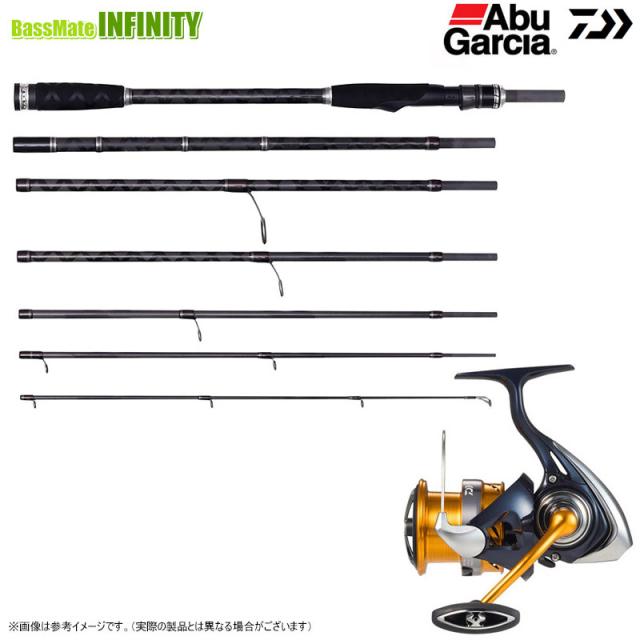 【シーバス（ショア）入門セット】●アブガルシア Abu　クロスフィールド XSFS-957M-MB＋ダイワ　24 レブロス LT4000-CXH