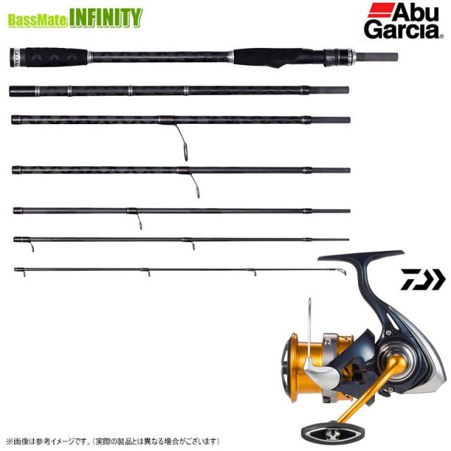 【シーバス（ショア）入門セット】●アブガルシア Abu　クロスフィールド XSFS-957M-MB＋ダイワ　24 レブロス LT4000-CXH