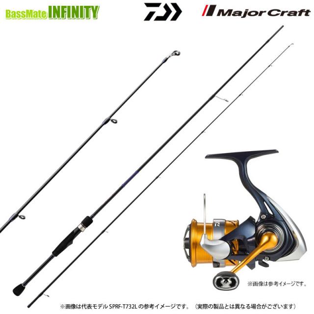 【メバル入門セット】●メジャークラフト　NEW 25 ソルパラ SPRF-T762L ロックフィッシュ＋ダイワ　24 レブロス LT2000S