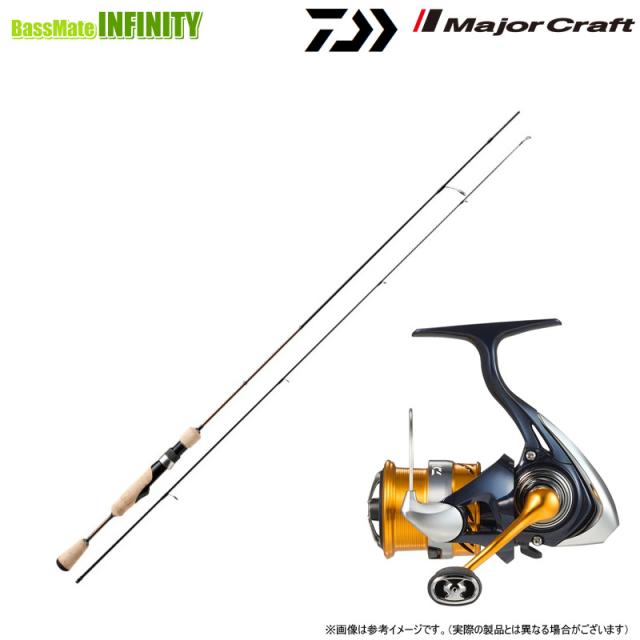 【エリアトラウト(管理釣り場)入門セット】●メジャークラフト　トラパラ TXA-602SUL エリアモデル＋ダイワ　24 レブロス LT2000S