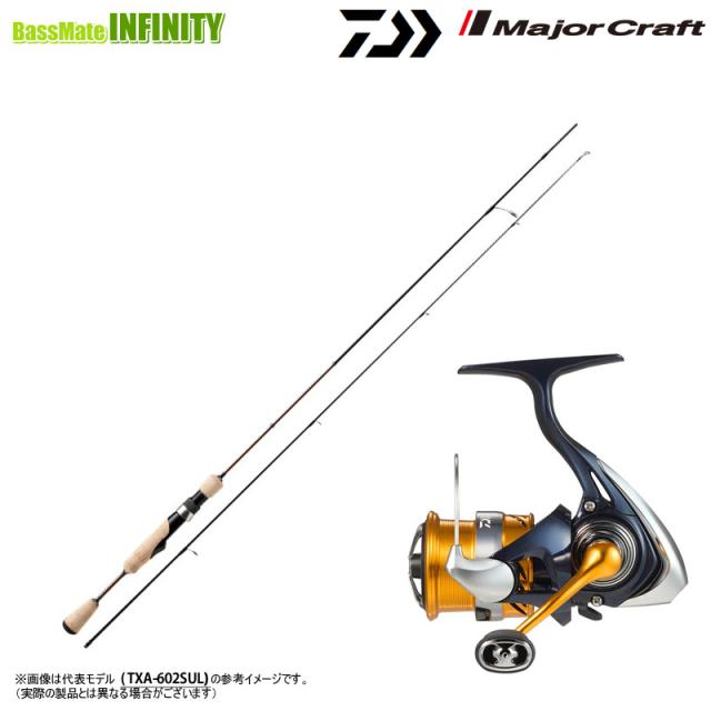 【エリアトラウト(管理釣り場)入門セット】●メジャークラフト　トラパラ TXA-632SUL エリアモデル＋ダイワ　24 レブロス LT2000S