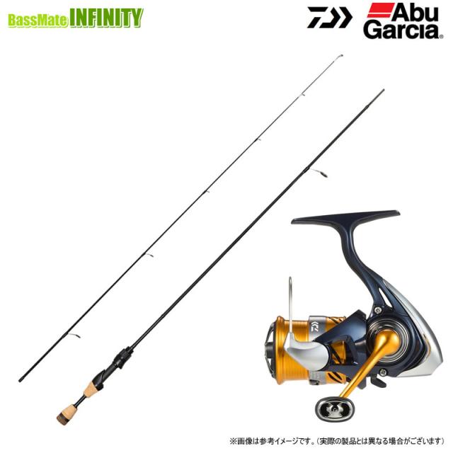 【ナイロン3lb(約80m)糸付き】【エリアトラウト(管理釣り場)入門セット】●アブガルシア Abu　マスビート4 MBES-632UL (スピニングモデル)＋ダイワ　24 レブロス LT1000S