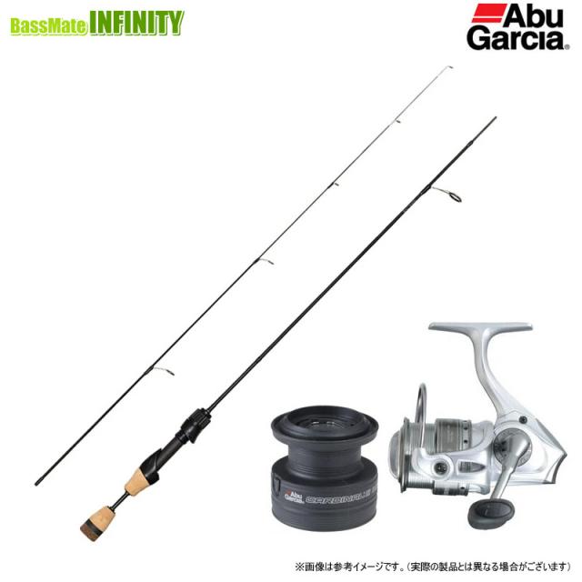 【エリアトラウト(管理釣り場)入門セット】●アブガルシア Abu　マスビート4 MBES-482XULS (スピニングモデル)＋アブガルシア Abu　カーディナル3 SX 2000S スペアスプール付