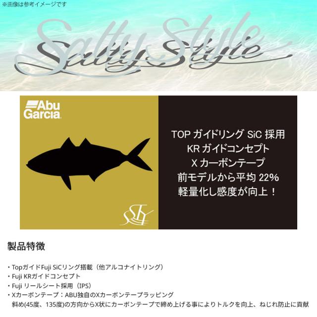 【アジング入門セット】●アブガルシア Abu　ソルティースタイル アジ SYAS-532ULS (スピニング)＋ダイワ　24 レブロス LT2000S-XH_1