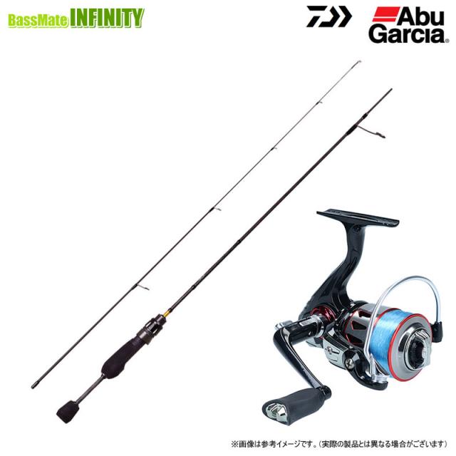 【ナイロン4lb(100m)糸付き】【アジング入門セット】●アブガルシア Abu　ソルティースタイル アジ SYAS-432ULS (スピニング)＋スポーツライン MS V-MAX 2004DX