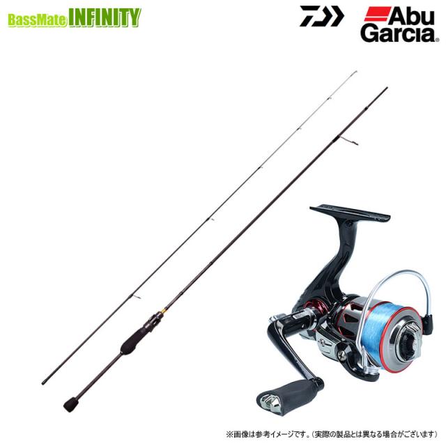 【ナイロン4lb(100m)糸付き】【アジング入門セット】●アブガルシア Abu　ソルティースタイル アジ SYAS-632ULS (スピニング)＋スポーツライン MS V-MAX 2004DX