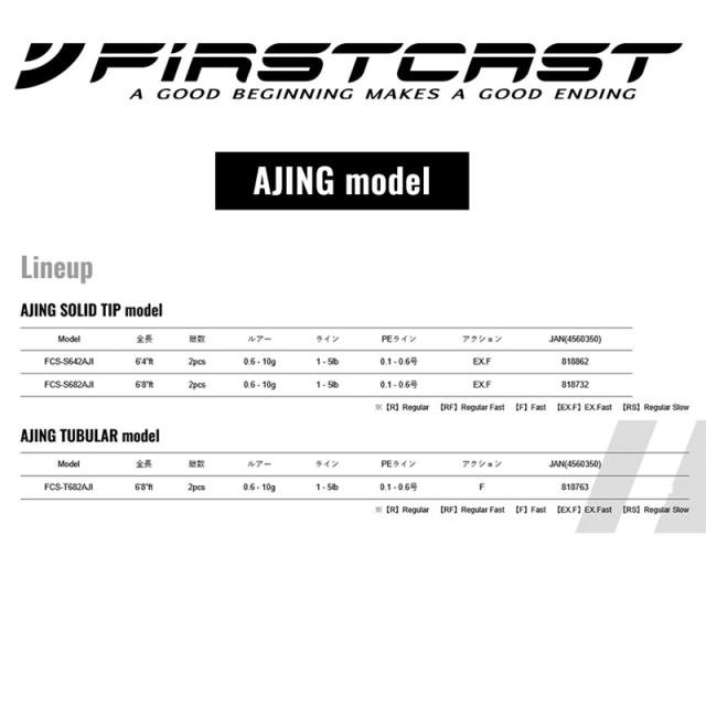 【ナイロン4lb(100m)糸付き】【アジング入門セット】●メジャークラフト　ファーストキャスト FCS-S642AJI アジングモデル＋スポーツライン MS V-MAX 2004DX_1